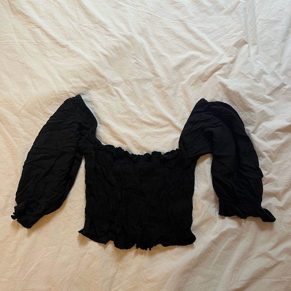 Elegant Black Women's Top